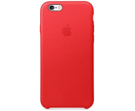 Apple iPhone 6s Leather Case czerwony - 284969 - zdjęcie 1